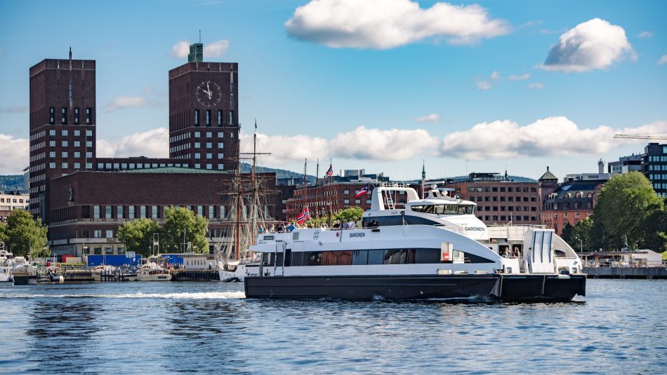 Hurtigbåt Baronen i Oslofjorden