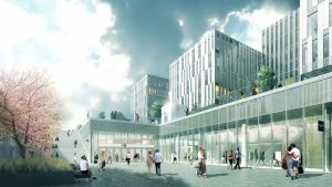 Fornebubanen innebærer seks nye t-banestasjoner.