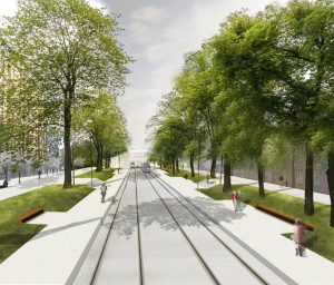 Trikkestoppet i Storgata pusses opp.