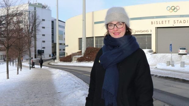 Johanne Severinsen utenfor Bislett stadion