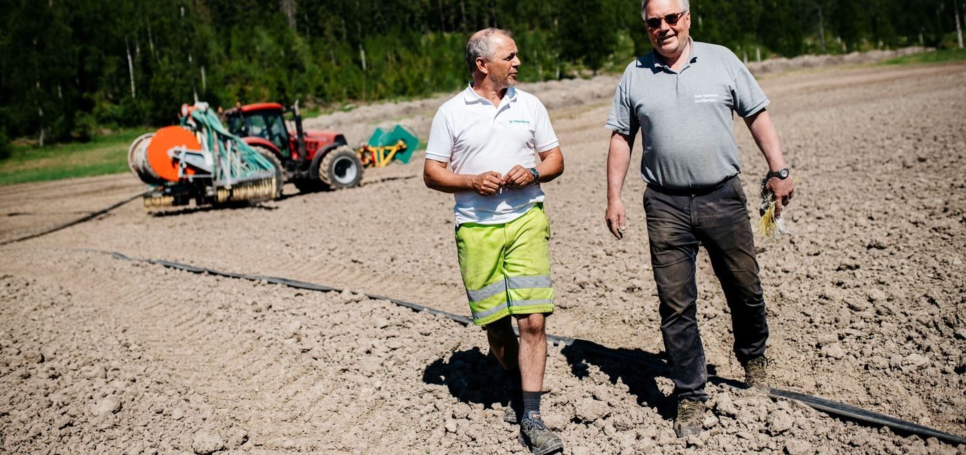 Oslos matavfall blir til gjødsel på dette jordet