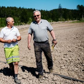 Oslos matavfall blir til gjødsel på dette jordet