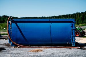 Tank med gjødsel fra Oslos matavfall