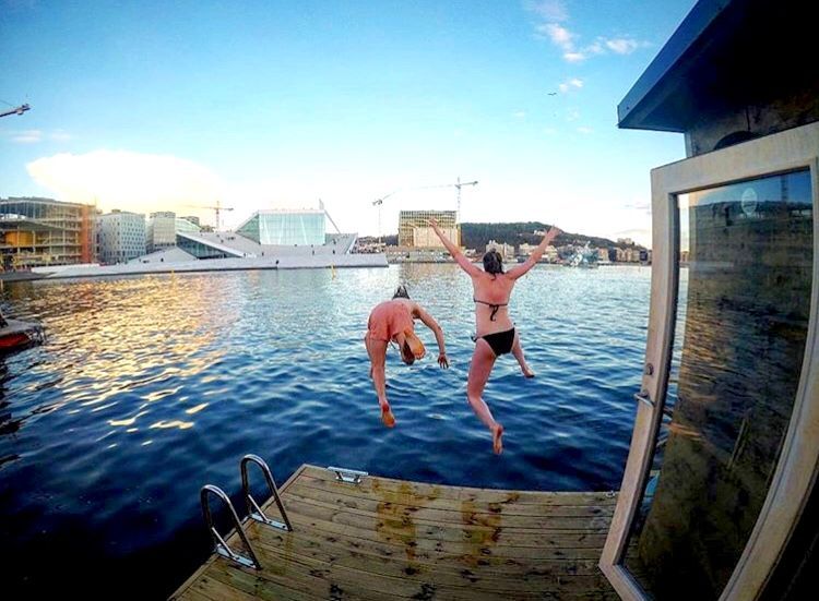 Flotte badetemperaturer i årets første festivalhelg.