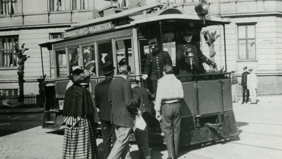 Oslos første trikkelinje