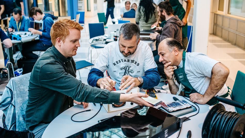 Tre menn på Fiksefest