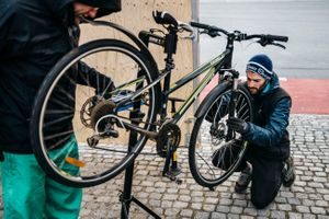 Gratis skift til piggdekk ved Oslo S