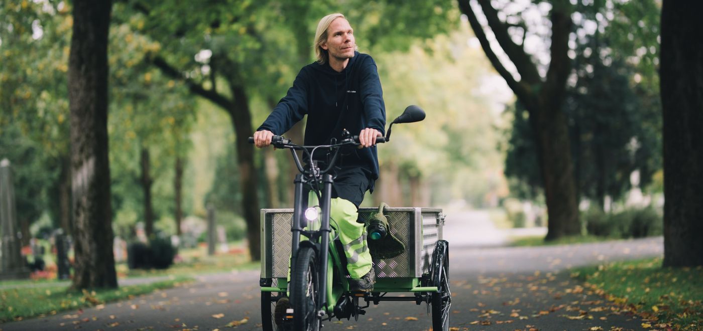 En av miljøambassadørene i Oslo