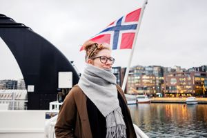 En av miljøambassadørene i Oslo