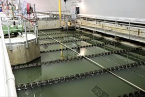 Rensebad for avløpsvann på VEAS.