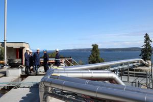 To tredeler av Oslos avløpsvann fraktes til anlegget på Slemmestad gjennom en 42 kilometer lang tunnel.