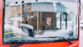 Miroslav Ducat is one of the first bus drivers in Oslo to drive an electric bus.