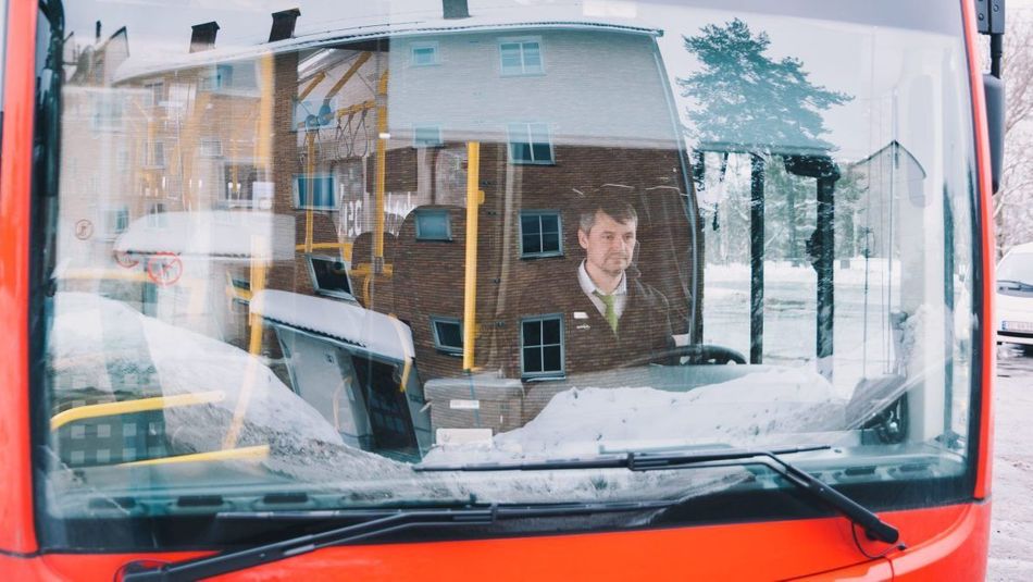 Miroslav Ducat is one of the first bus drivers in Oslo to drive an electric bus.