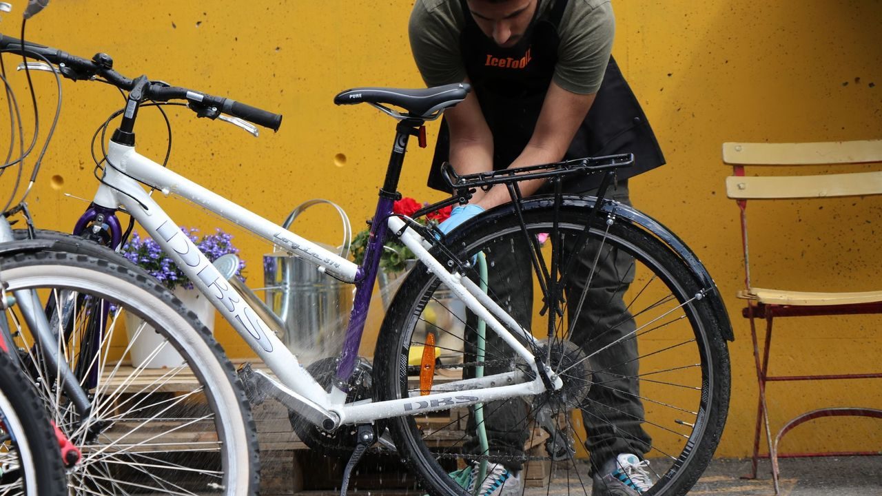 sykkelverksted på Bjerke