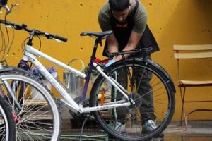 sykkelverksted på Bjerke
