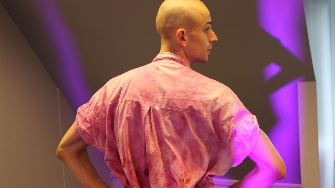 Kjole farget med planter og matavfall