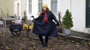 Bruker elsykkel hver dag, også når det er vinter