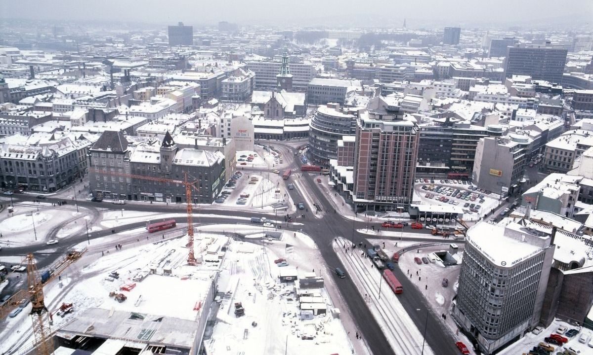 utsikt fra Postgirbygget