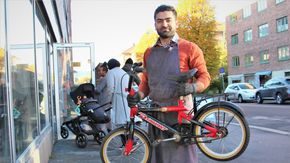 På D20 kan barn bytte sykkel til en som passer bedre