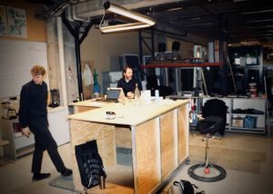 Verkstedet til Resirqel, som driver med ombruk av byggevarer