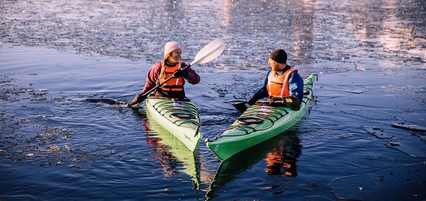 padlere på fjorden