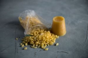 bivoksgranulat som kan brukes til bivokspapir