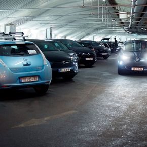 brukte elbiler i garasje