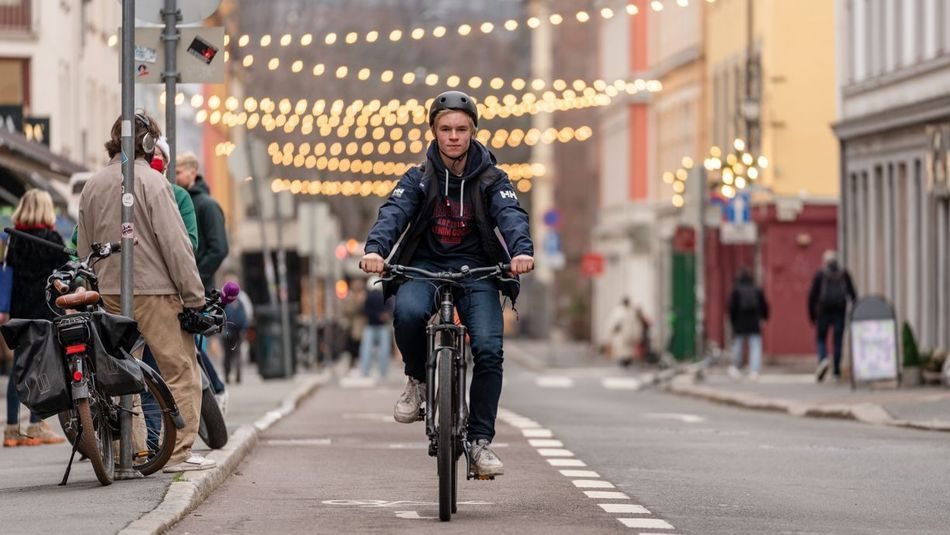 Einar satser på vintersykling