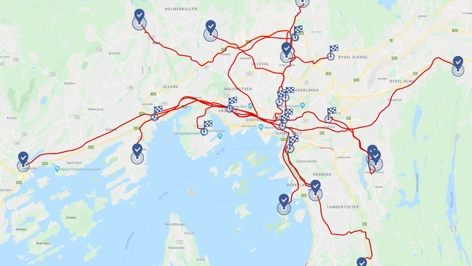 sykkelruter