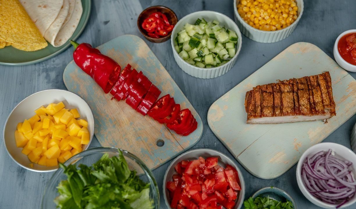 Restemat fra jula: taco med ribbe