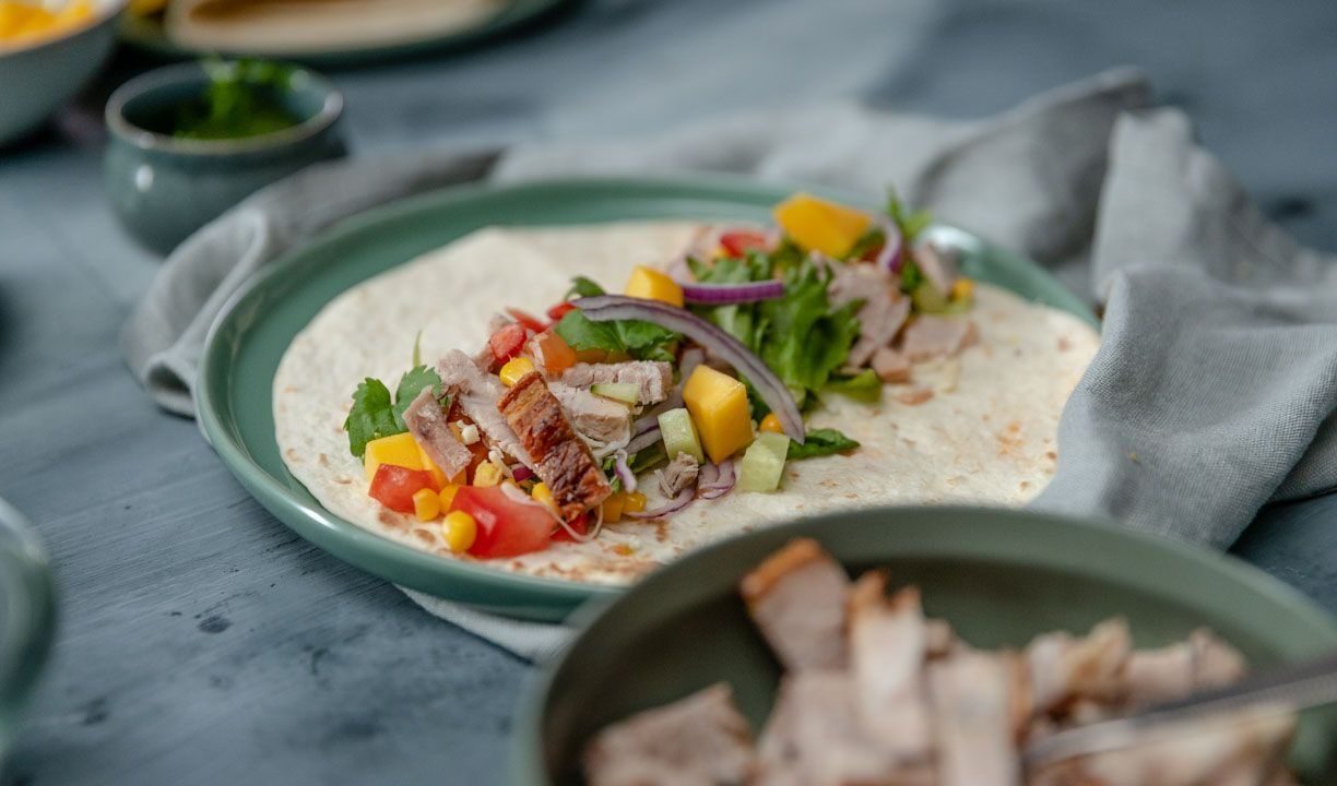 grønnere jul - Restemat fra jula: taco med ribbe