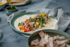 grønnere jul - Restemat fra jula: taco med ribbe