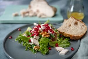 grønner jul - salat med kalkun