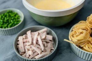 Restemat: hvit pasta med kalkunrester