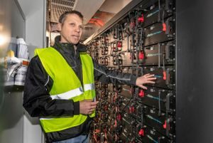 hurtiglader for byggeplassen