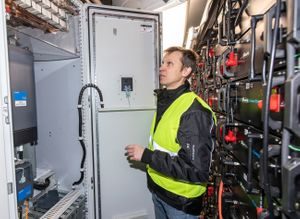 hurtiglader for byggeplassen