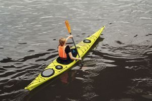 leie kajakk, båt, øving