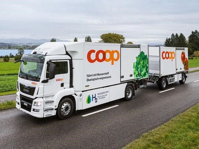 Lastebil på hydrogen