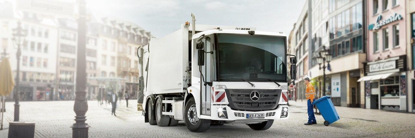 Lastebil på biogass