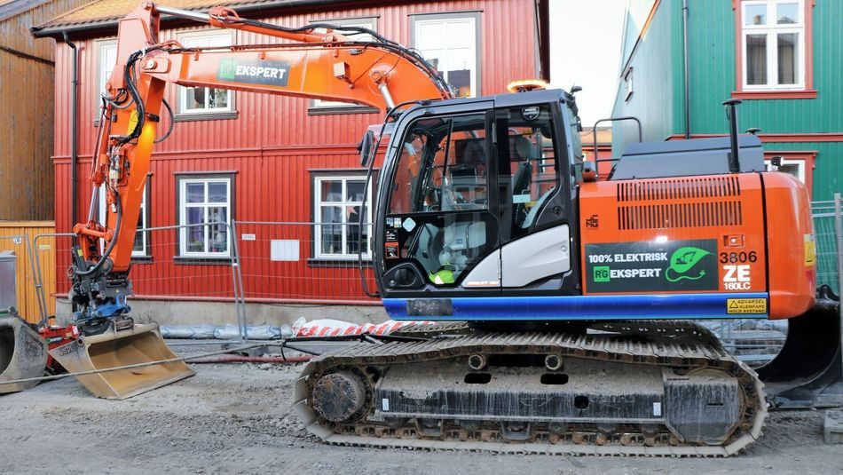 utslippsfri anleggsplass, elgraver