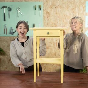 slitt møbel, fiks det selv, nattbord, ny farge