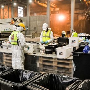 avfallsanalyse, utslippsfri avfallshåndtering