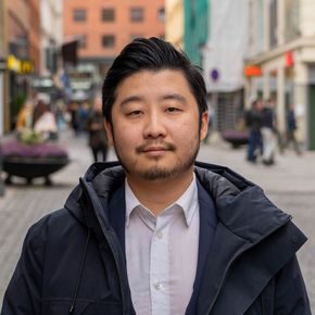 Portrettfoto Kim Vegard Pedersen. Han vil vurdere å bytte til elbil hvis han får tilgang til ladeplass der han bor.