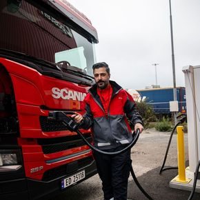 offentlig hurtiglader tungtransport filipstad