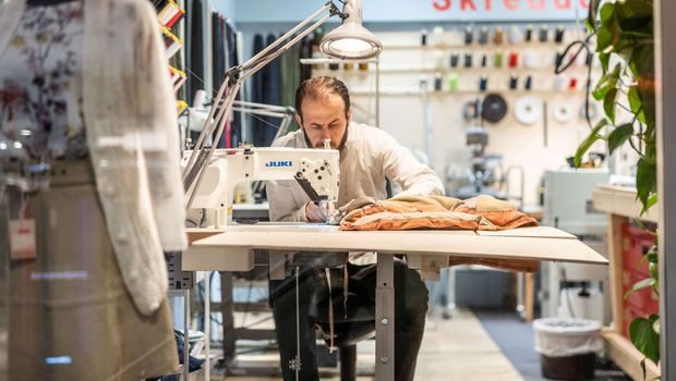 Repairable reparasjon gjenbruk symaskin