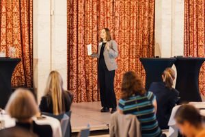 Kaja Juul Skarbø i Næring for klima lanserer kampanjen grønt grep